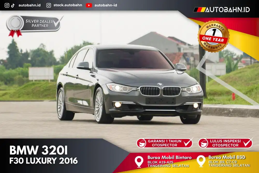 PAJAK PANJANG! BMW 320i Luxury 2016 (F30)
