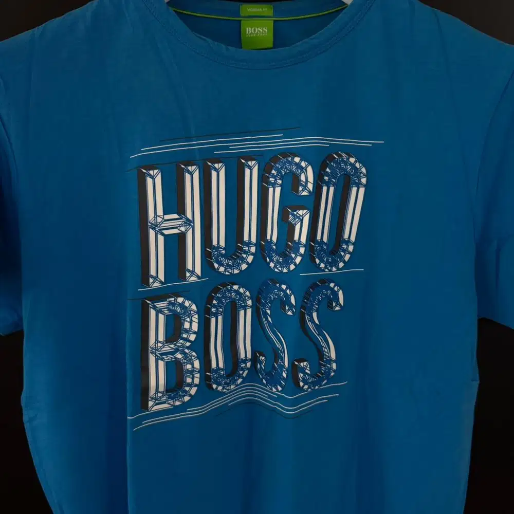 Jual Hugo Boss Kaos T-Shirt Biru
