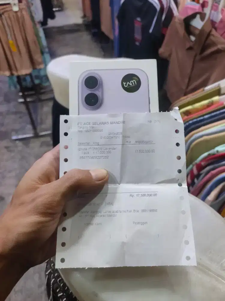 IPHONE 17 BASIC NEW SEGEL NOTA ADA