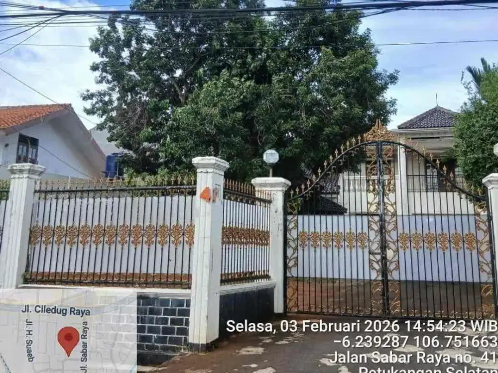dijual rumah via lelang ( petukangan jaksel )