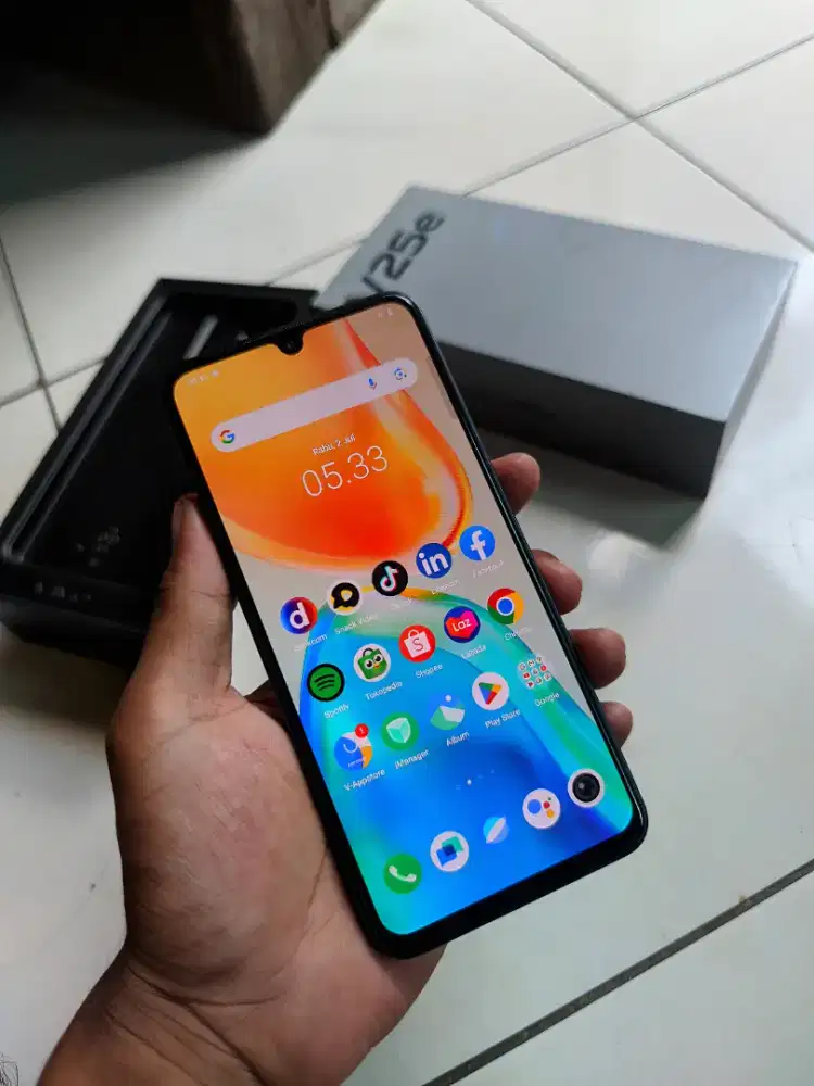 Vivo v253 mulus 8+8/256gb fulset siap pakai