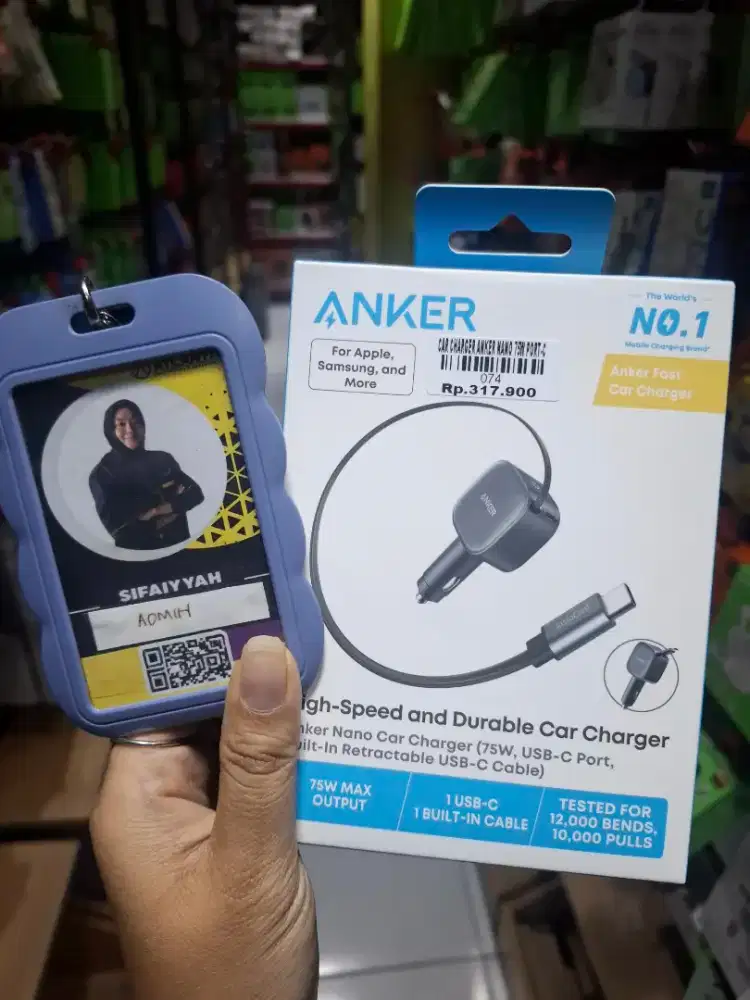 CAR CHARGER ANKER NANO 75W PORT-C | ATLANTIS DAHSYAT