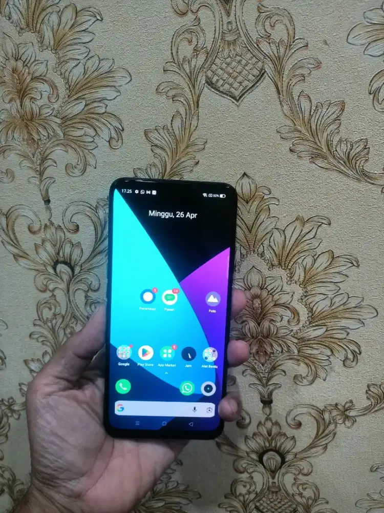 Realme x ram 4/128 minus yg d lingkari ga bs d sentuh lainnya normal,