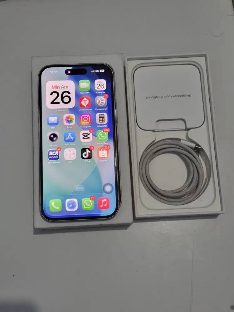 Iphone 15 128gb EX IBOX MULUS likenew