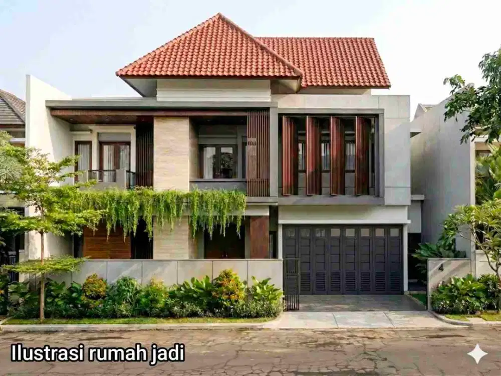 Rumah mewah tahap finishing dekat Manahan dan Tol gate Solo