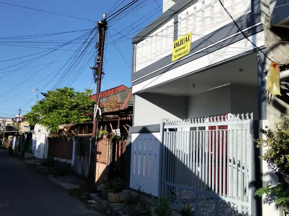 Dijual Rumah BAru selesai dibangun sungai saddang 3 makassar