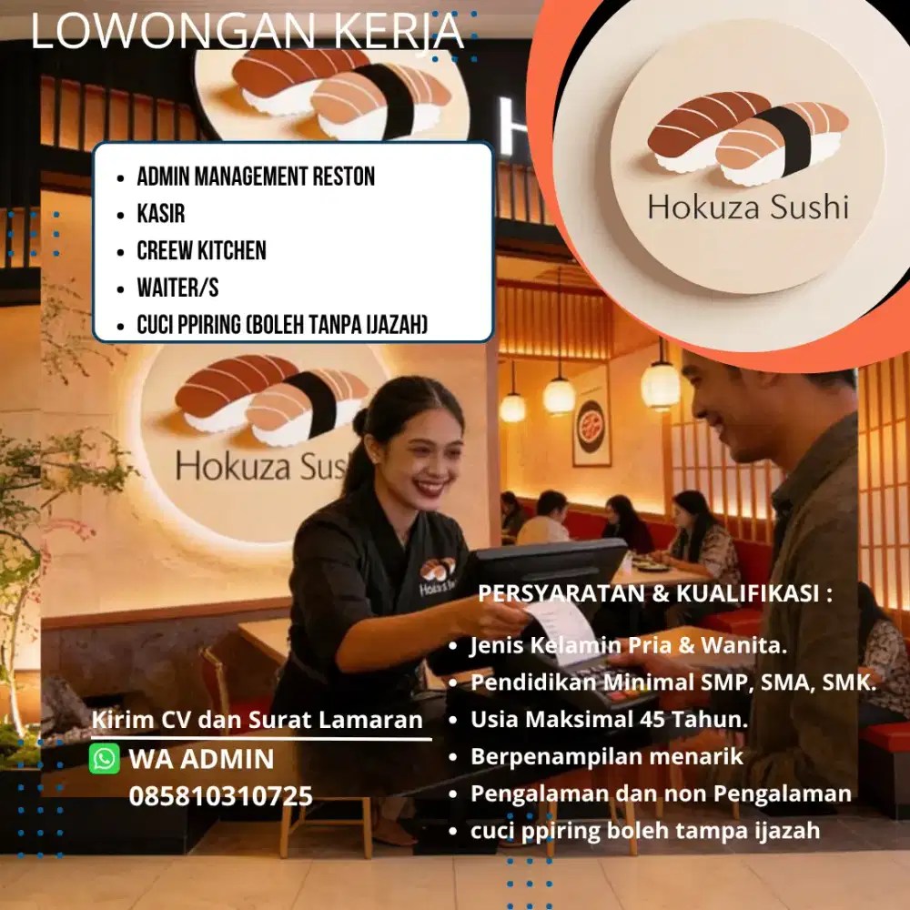 Lowongan kerja restoran