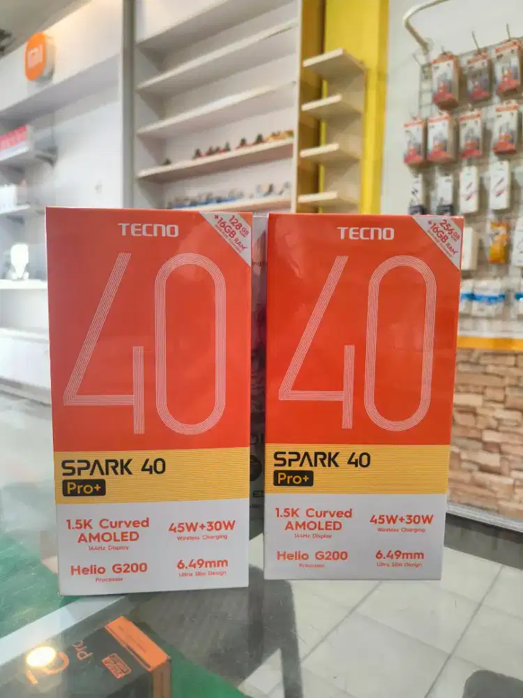 TECNO SPARK 40 PRO+ 8/256 promo+bonus cash & credit garansi Resmi