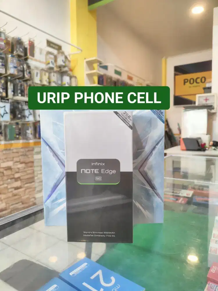 INFINIX NOTE EDGE 8/256 promo+bonus cash & credit garansi Resmi