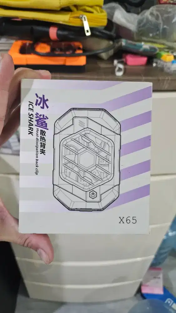 Oaktree Funcooler Ice Shark X65 Fan Cooler radiator pendingin HP