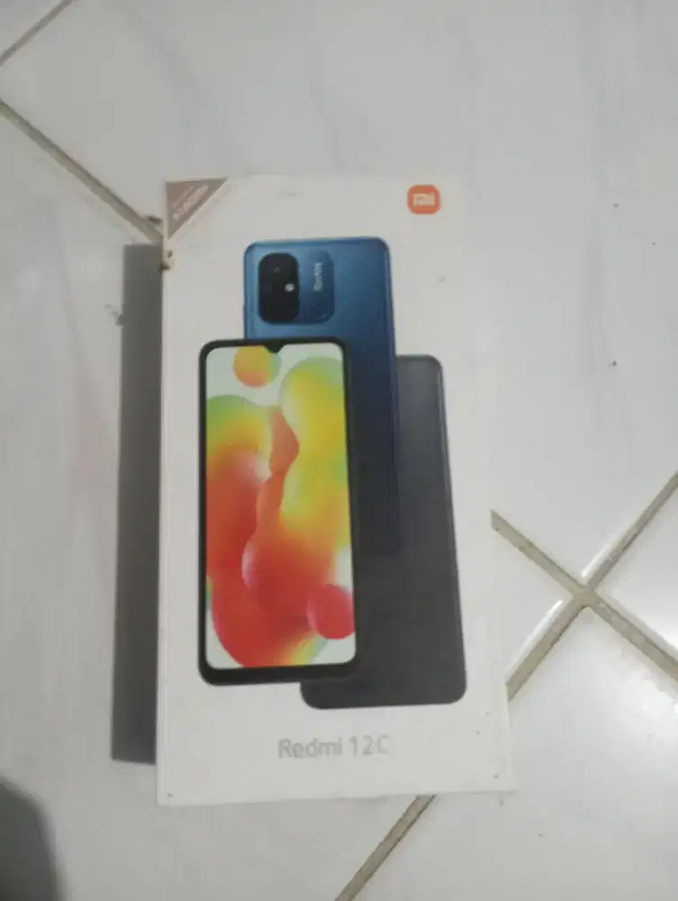 HP REDMI 12C WARNA HITAM