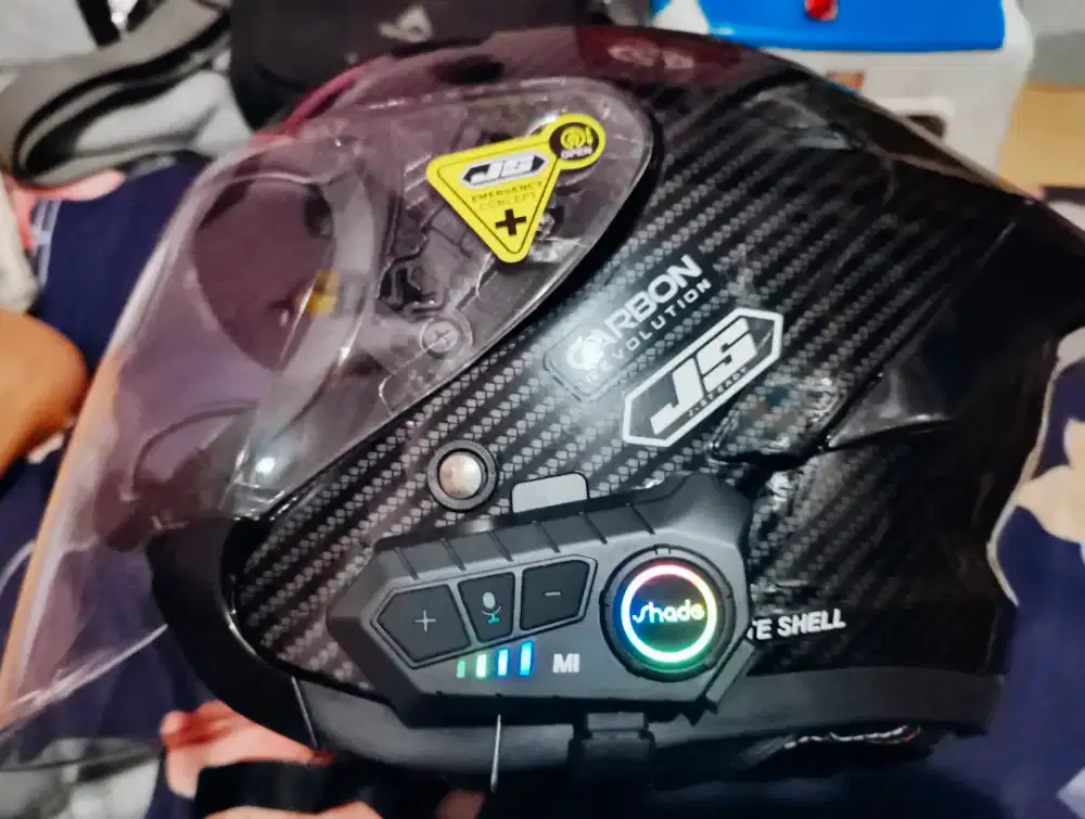 Helm JS Armor Carbon Plus Intercom