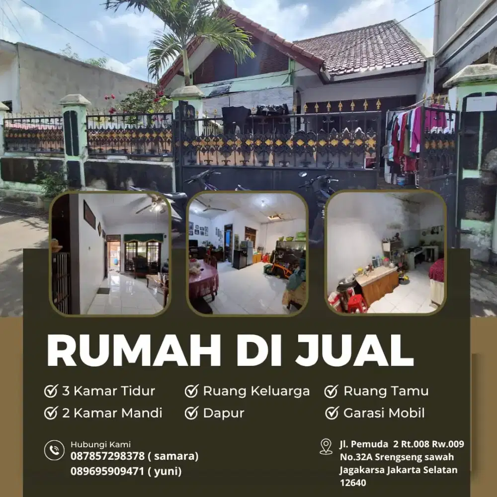 Di Jual Rumah Daerah Srengseng Sawah