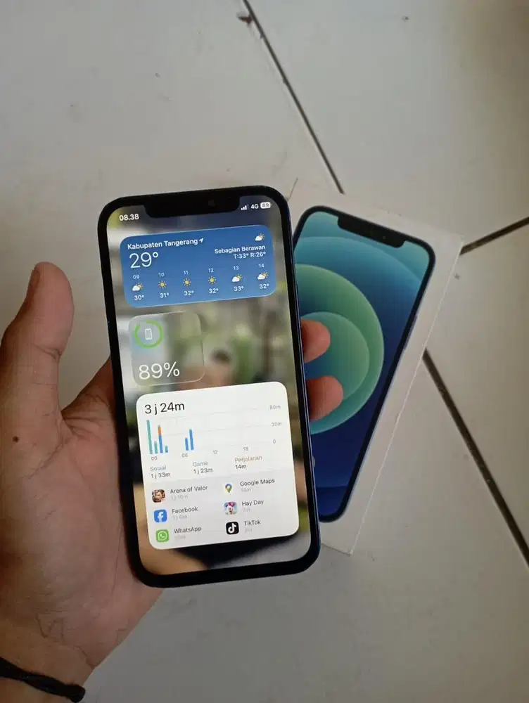 Iphone 12 128gb 5G inter BEA CUKAI