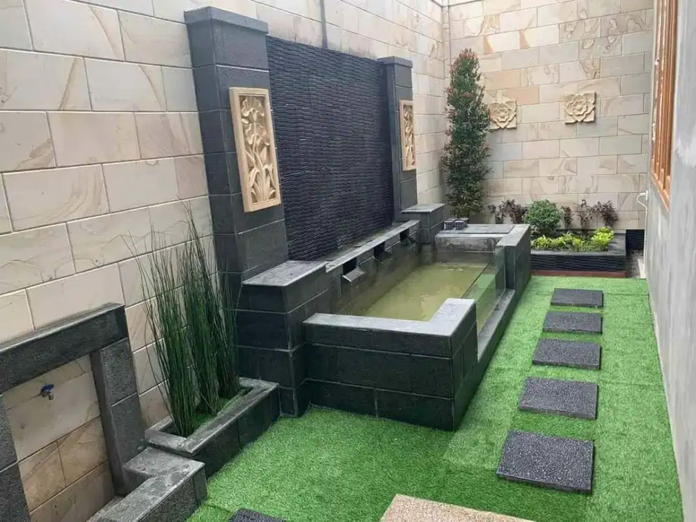 Jasa pembuatan kolam ikan koi minimalis terbaru terdekat