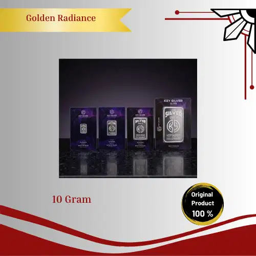Key Silver 10 Gram Logam Mulia,Garansi Uang Kembali Include Sertifikat