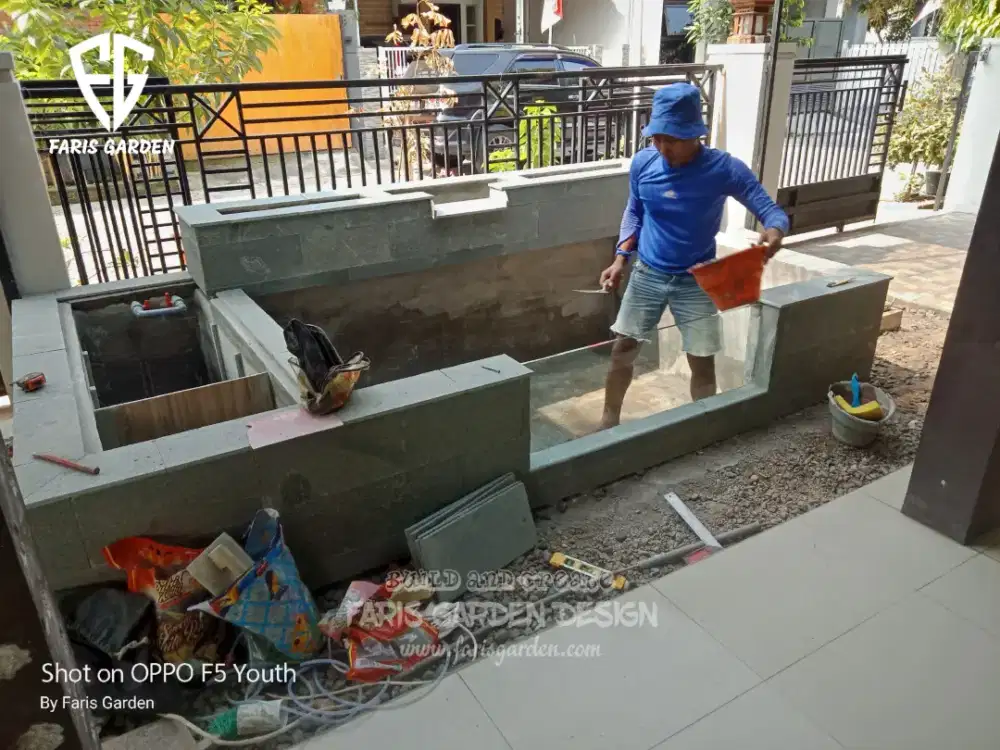 Membuat kolam ikan minimalis terbaru terdekat