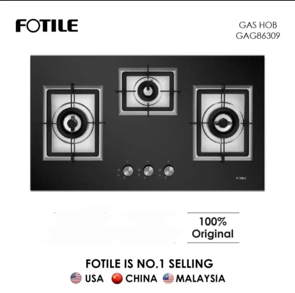 kompor 3 tungku FOTILE