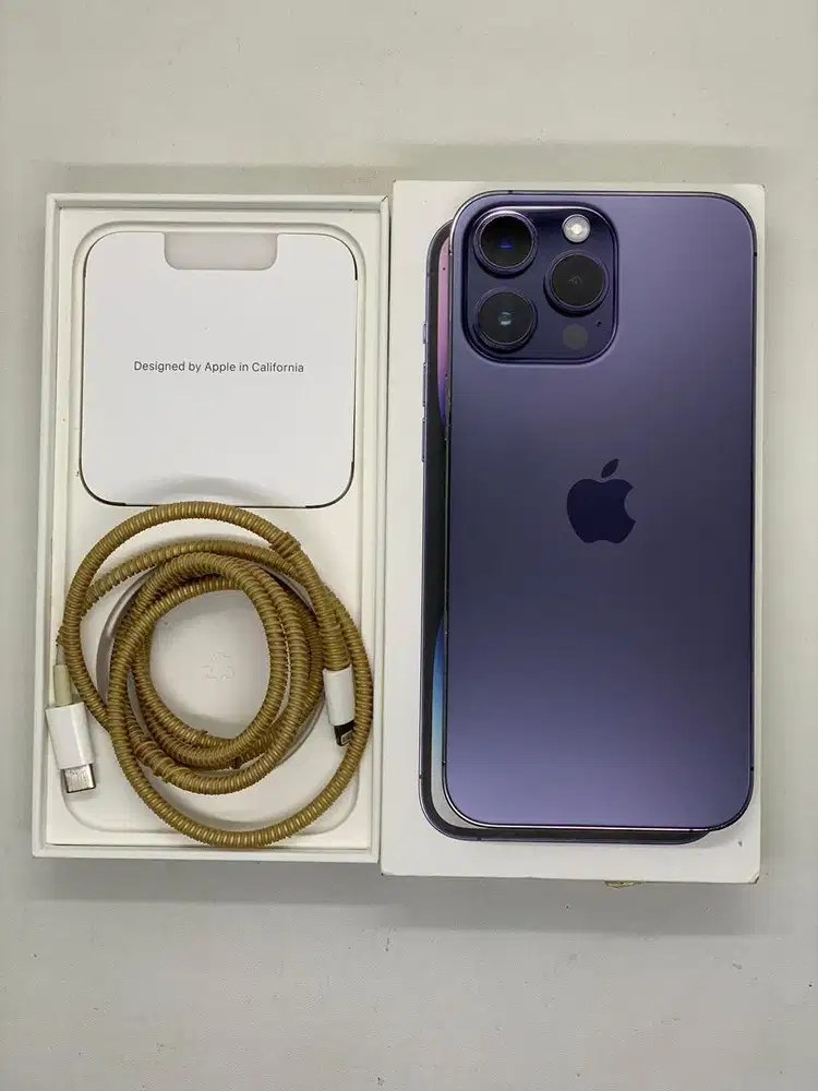 iPhone 14 Pro Max 128GB Resmi ex iBox Deep Purple