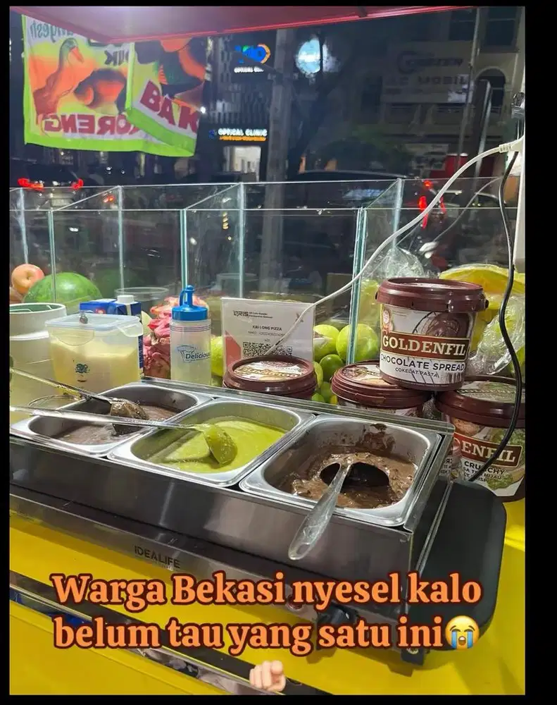 GEROBAK BEKAS JUALAN JUICE KOKOH
