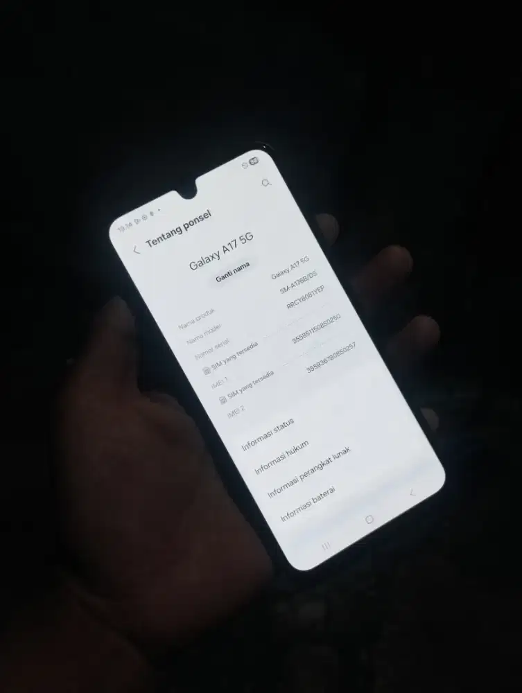 SAAAMMSSUNG A17 5G 8/256 SANGAT MULUSS DAN NOMINUS