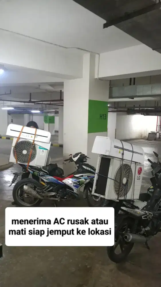 Tampung AC bekas