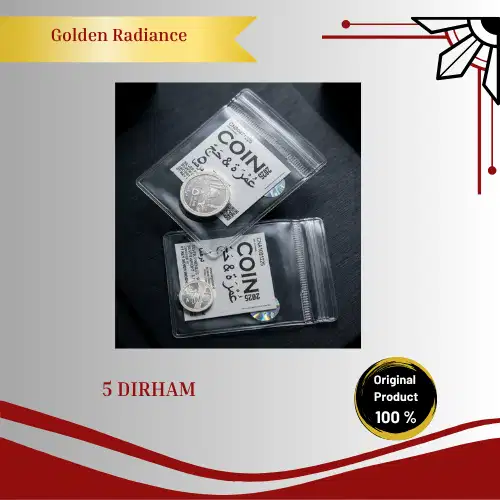 Key Silver 5 Dirham LM,Garansi Uang Kembali Include Sertifikat