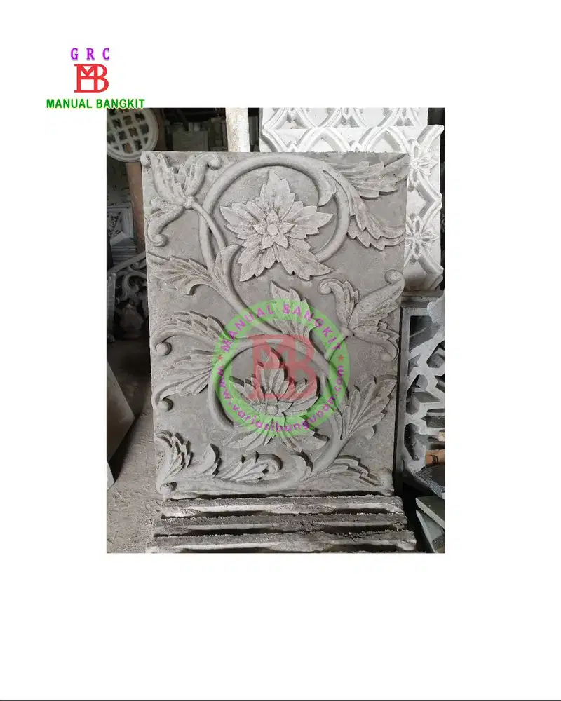Ornamen GRC Motif Bunga Minimalis