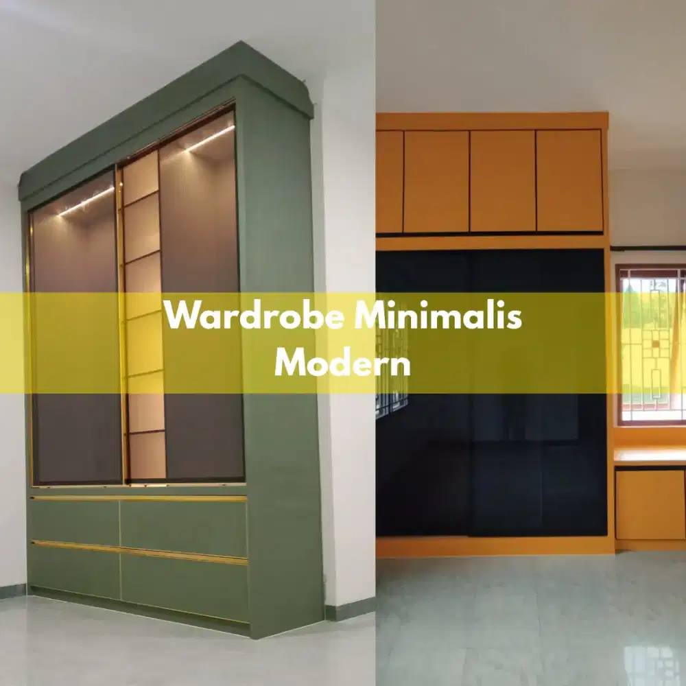 Wardrobe Custom Minimalis Modern