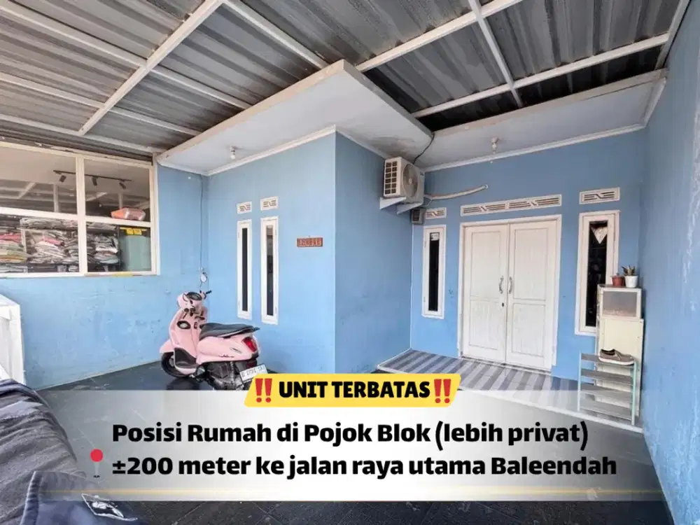 Rumah Pojok Siap Huni Bojongmalaka – 270 Juta Aja!