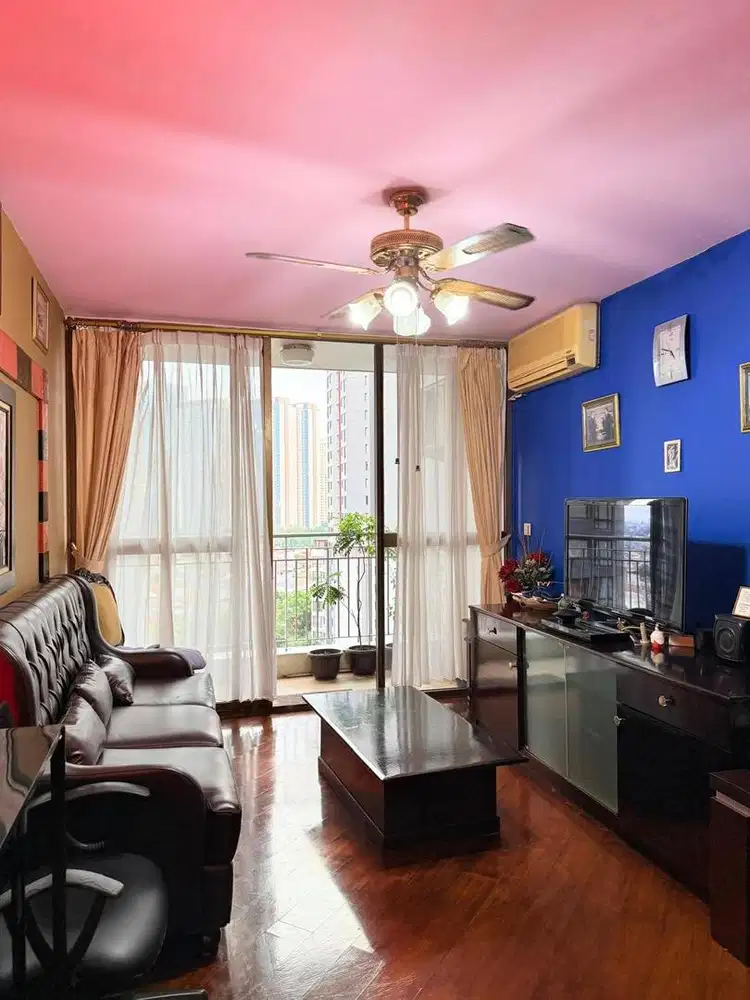 Dijual Cepat Apartemen Taman Rasuna 2BR,74M2,SHM,View Pool