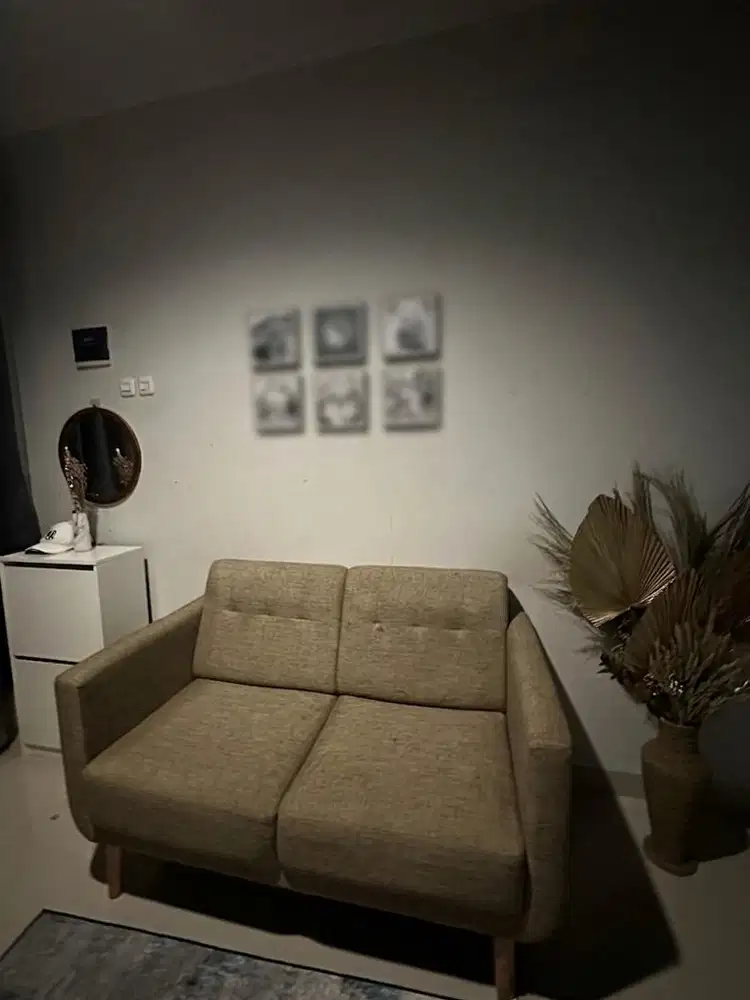 Sofa Scandinavian 2 seater (sofa 2 dudukan)