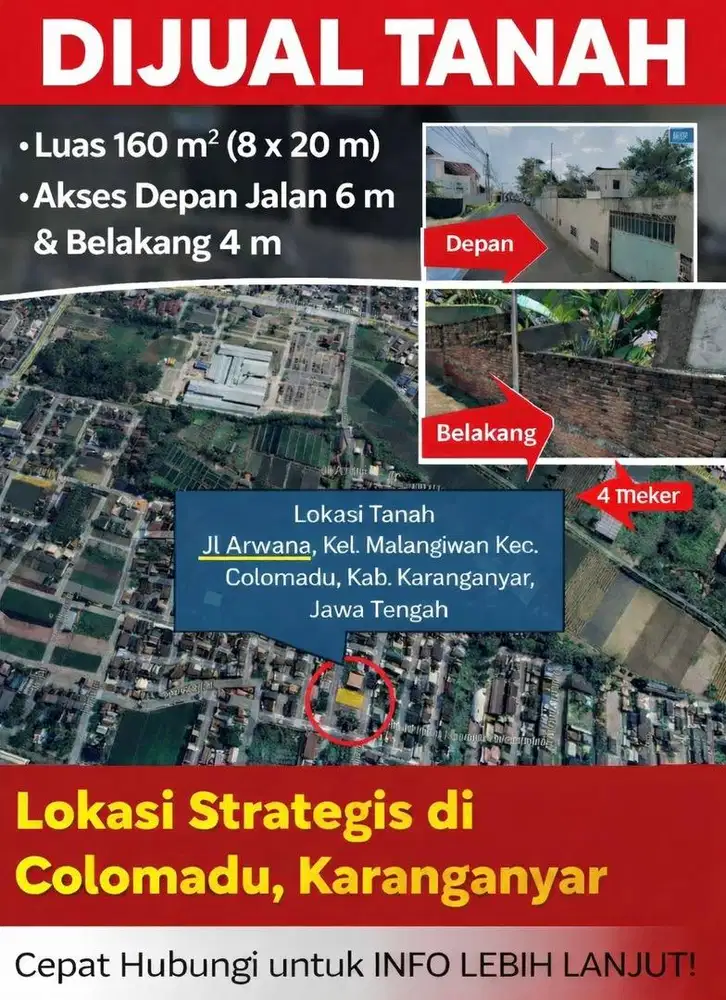JUAL TANAH DIBAWAH NJOP