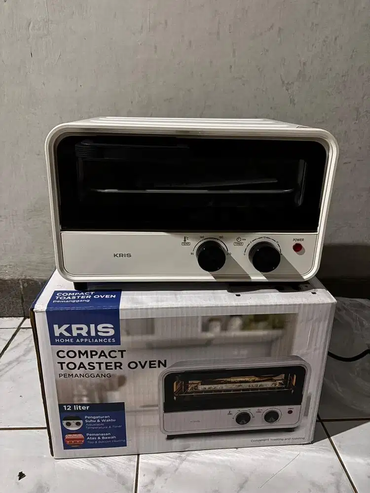 Oven Listrik KRIS 12L Baru (Belum Pernah Dipakai)