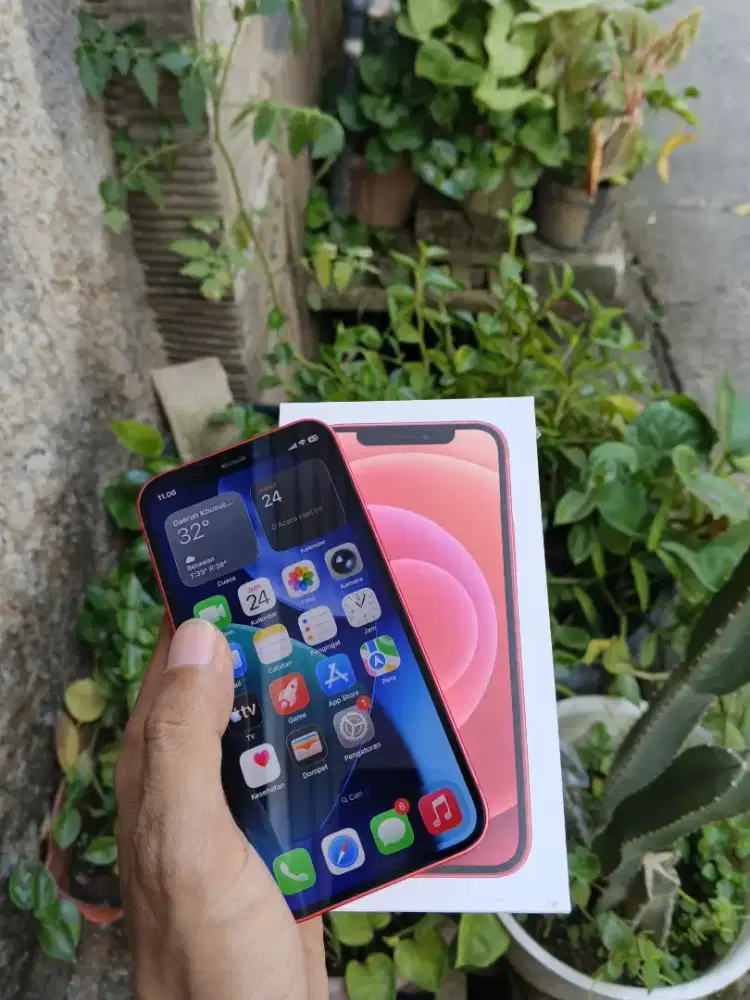 Iphone 12 mini 256GB merah inter all operator