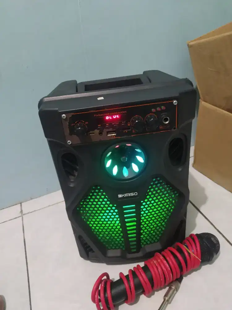Speaker mini kimiso murah plus mic