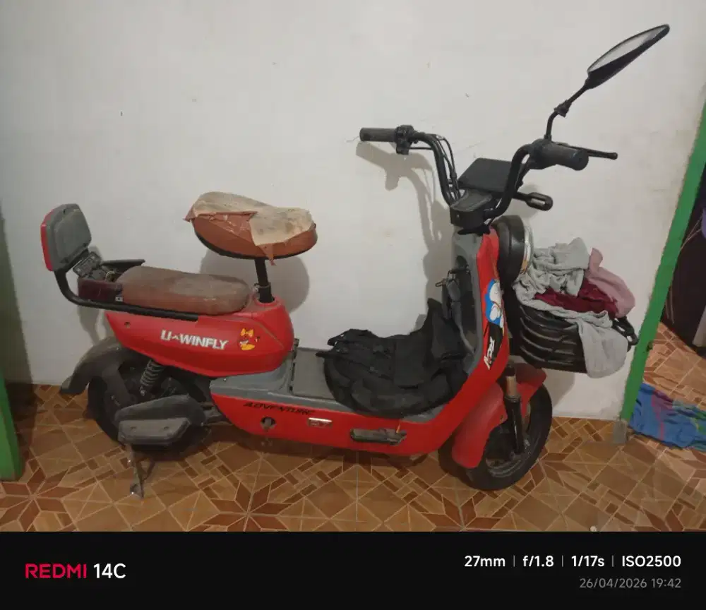 Jual sepeda listrik kondisi apa adanya
