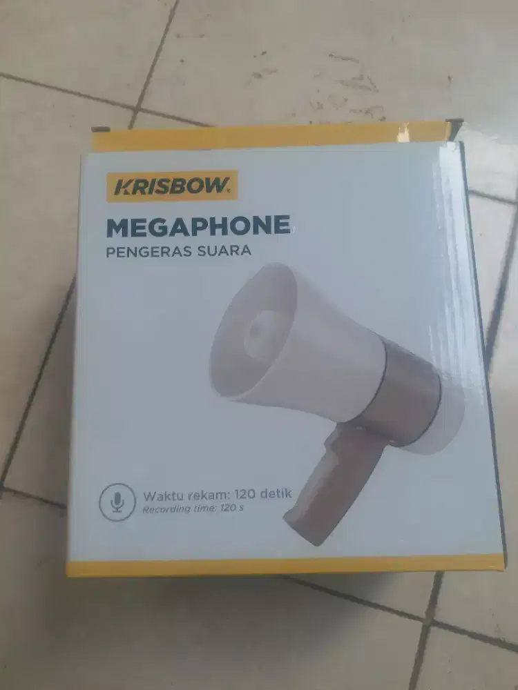 TOA MEGAPHONE ORIGINAL+charger Merk Krisbow kondisi mulus