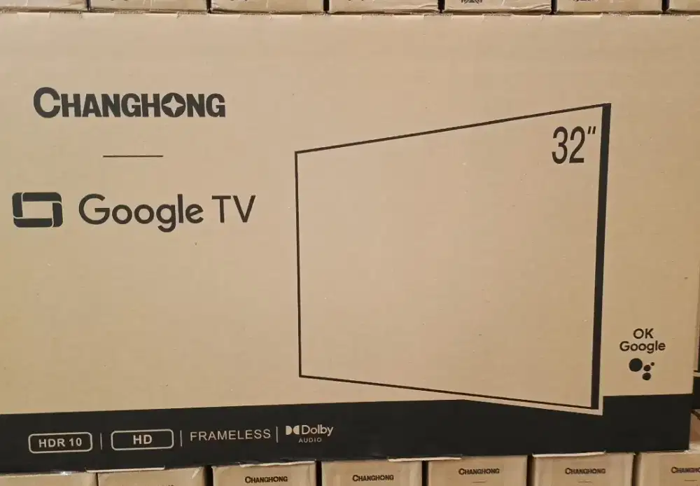 Google TV Merk Changhong 32 inch BARU