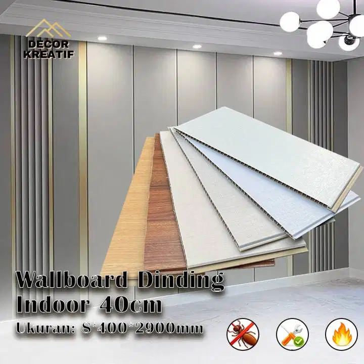 Wpc Wallboard dinding Indoor 40 x 290cm