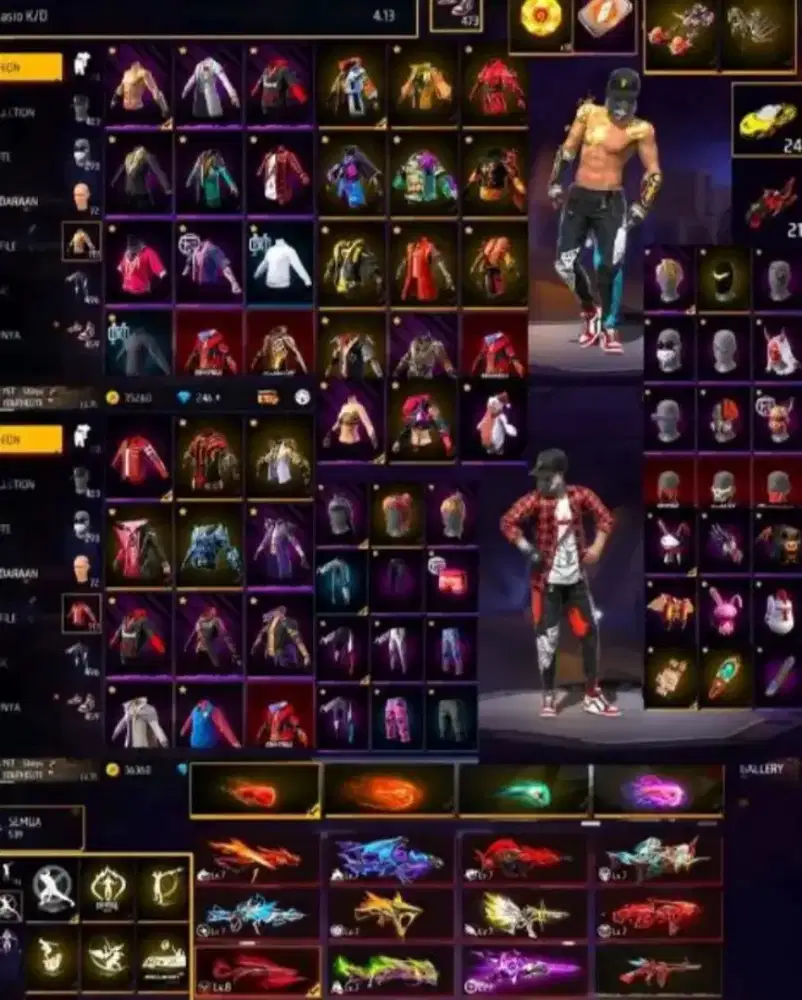 Jual akun free fire Sultan