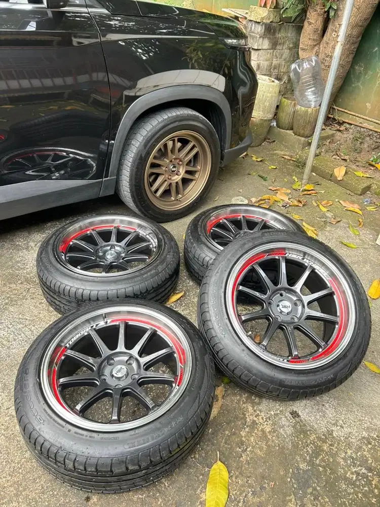 VELG HSR R18x9 et25 Pcd 5x114 + BAN TEBEL