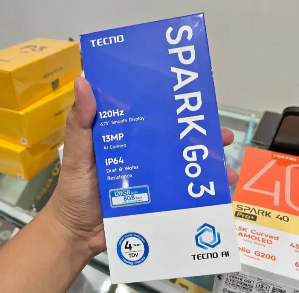 TECNO SPARK GO3 4/128 BARU BNIB