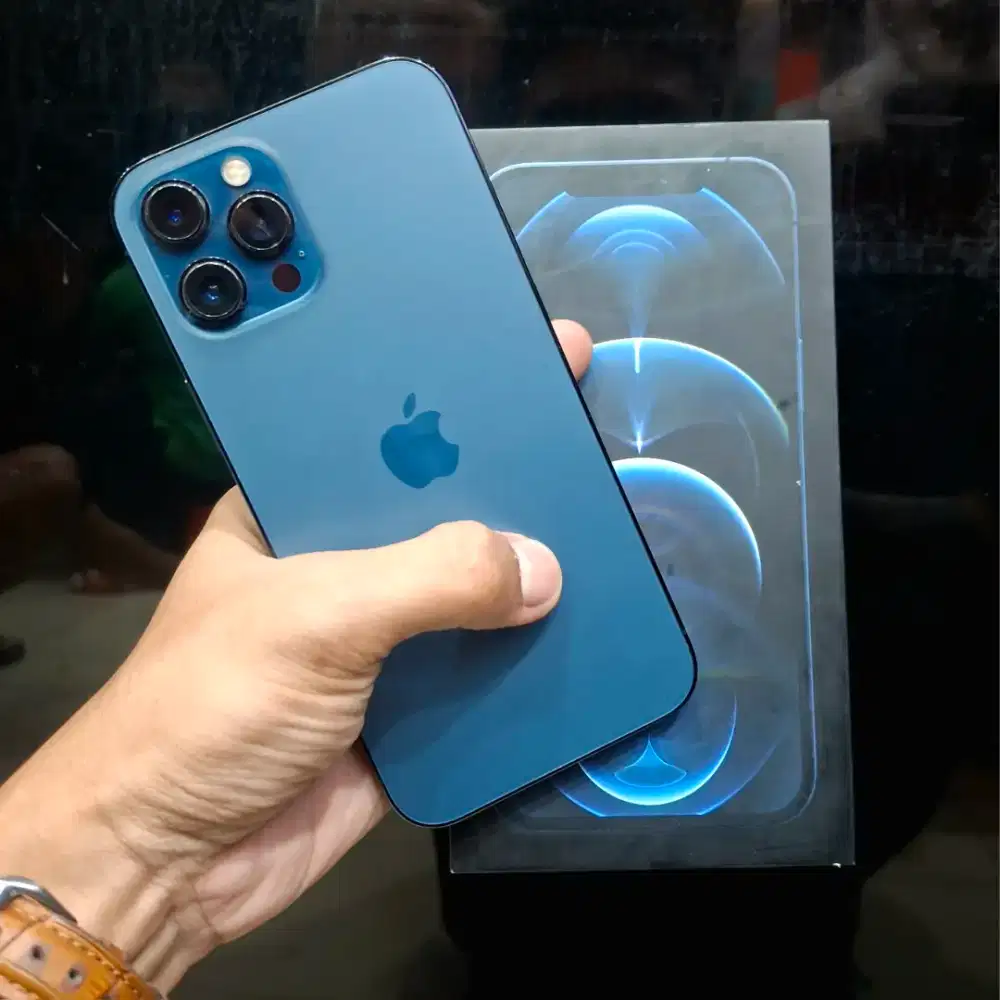 iPhone 12 Pro Max 256gb iBox Fullset ori Free Adapter