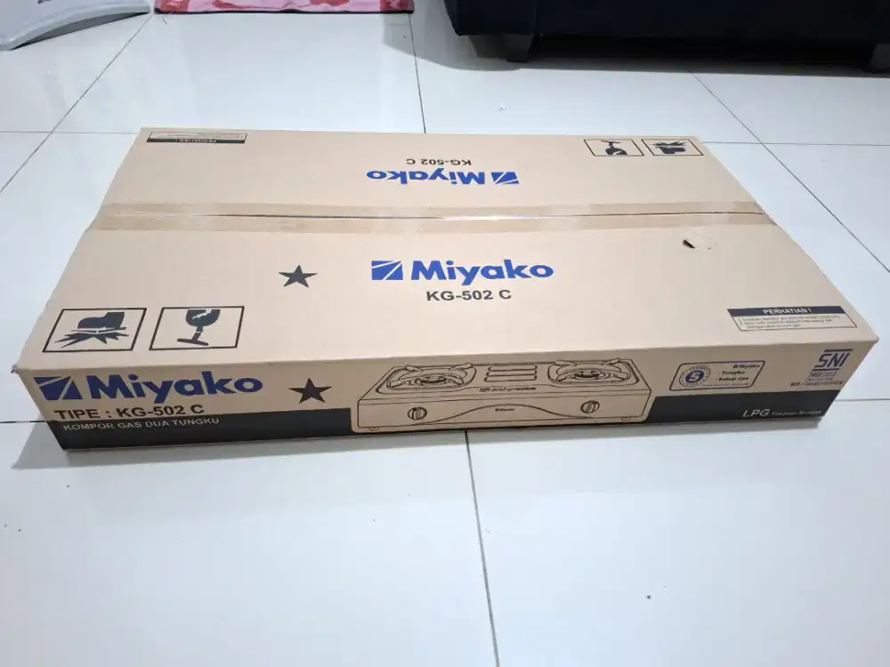 Di Jual, new kompor brand : Miyako (Type : KG-502C)