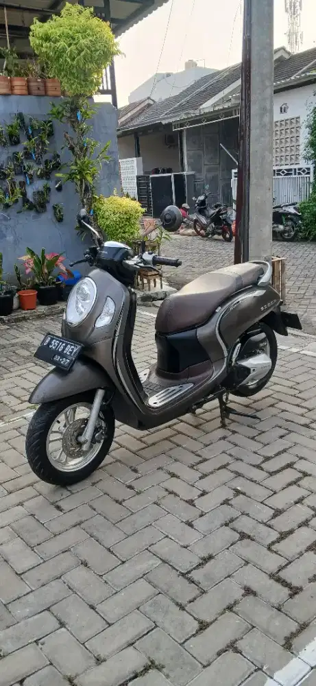 Scoopy 110 prestige cokelat