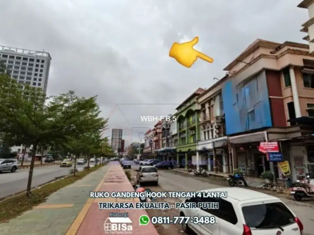 Ruko Gandeng Semi Furnish Hadap Tenggara Pasir Putih