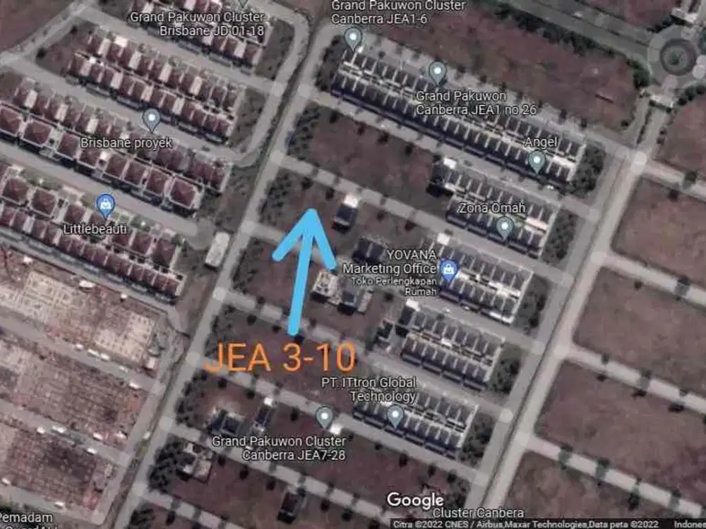 Jual Murah Tanah Grand Pakuwon Cluster Canberra