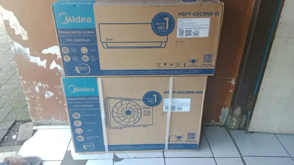 Ready ac midea 1/2pk