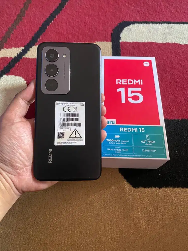 BISMILLAH REDMI 15 RAM 8/128 FULSET MULUS